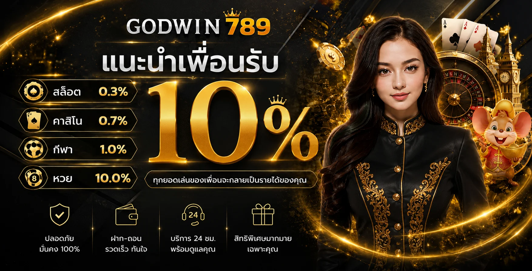 GODWIN789 เว็บตรง ทางเข้าเล่น ฝากถอนออโต้ 24 ชม.